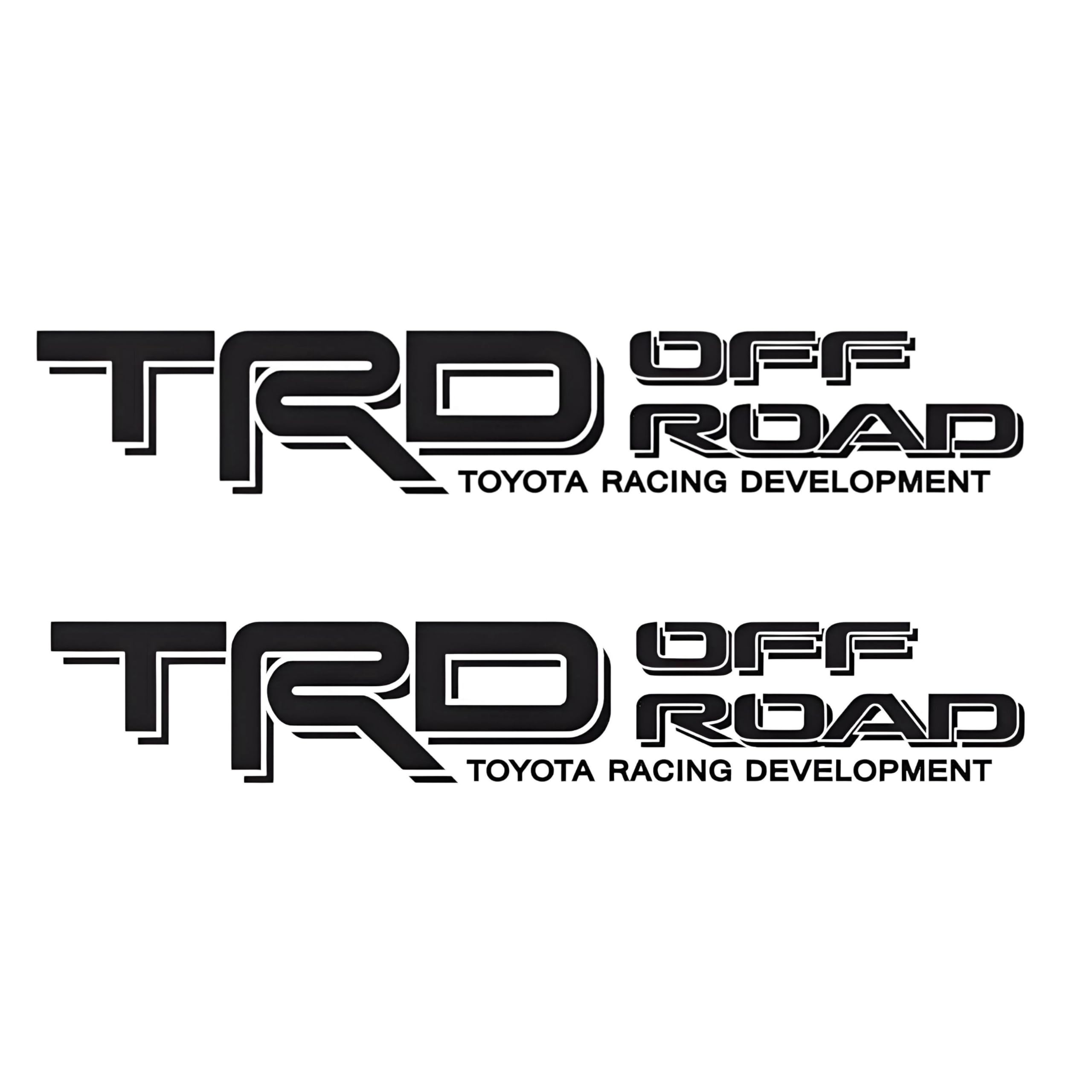 Amazon.co.jp: TRD オフロード ビニールデカール – 2枚セット | 18